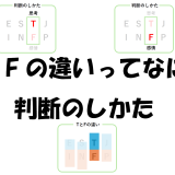 【MBTI】TとFの違いってなに？判断のしかた
